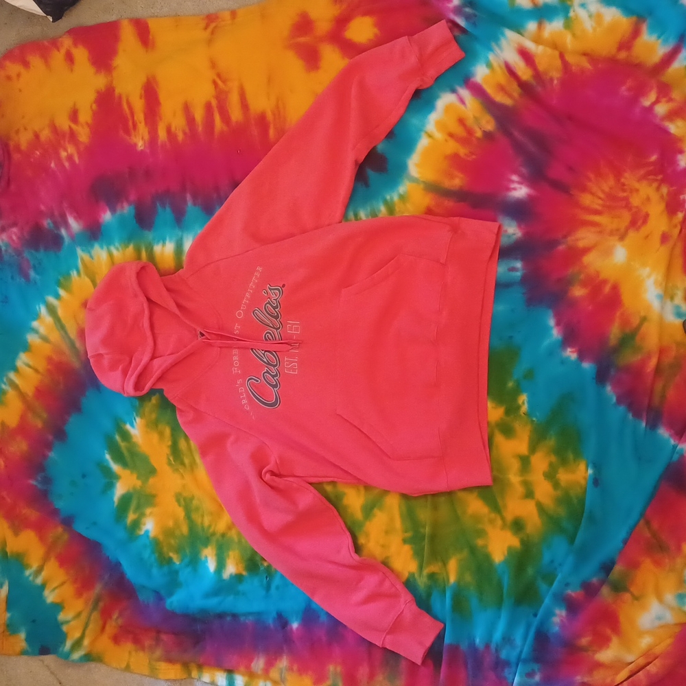 Cabela's Large hot pink sweater